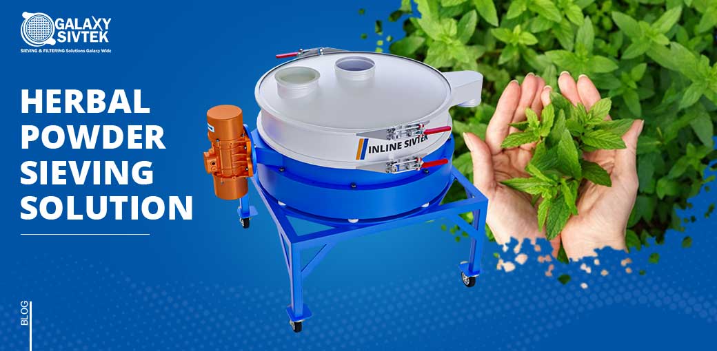 Vibro sifter for herbal Powder